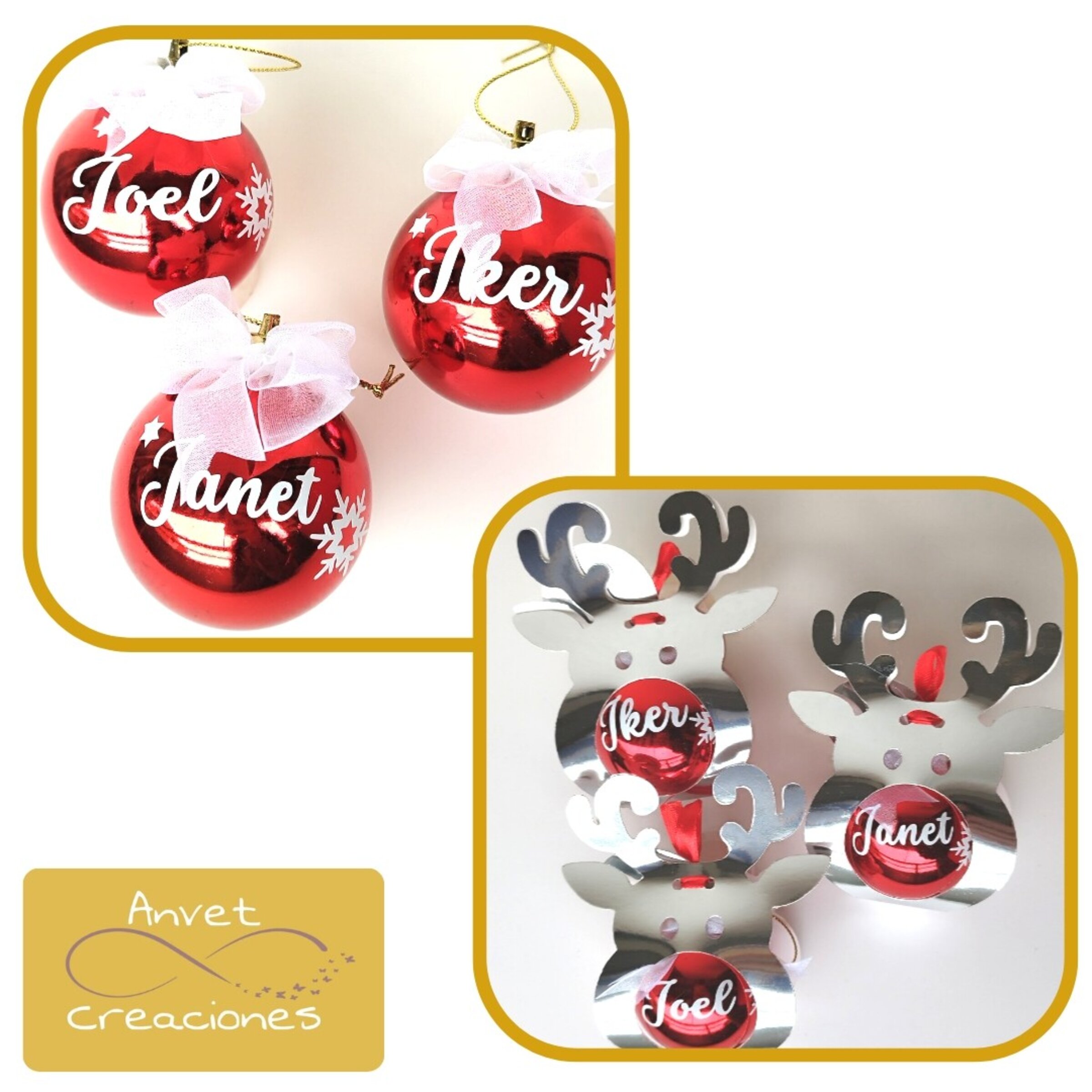 Bolas Navidad personalizadas