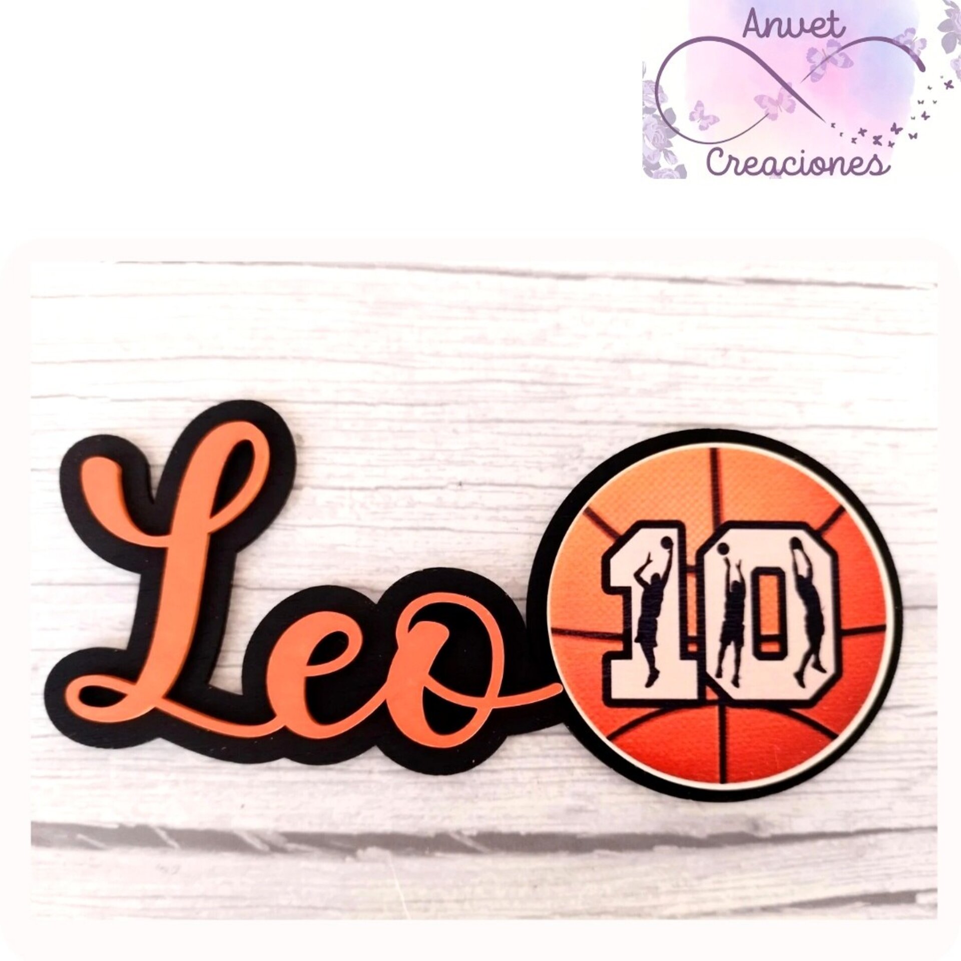 Cartel nombre madera - 8